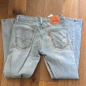 Levi's Blue Straight Jeans Soft Denim